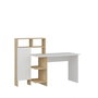 Hanah Home Escritorio de Estudio Blanco y Roble